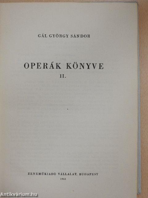 Operák könyve II.