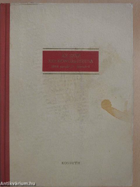 Az SZKP XXI. kongresszusa