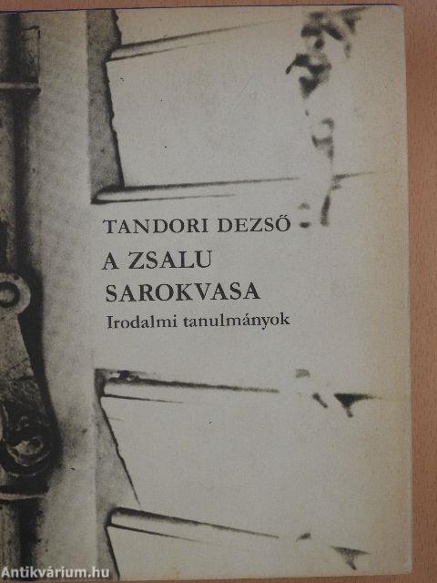 A zsalu sarokvasa