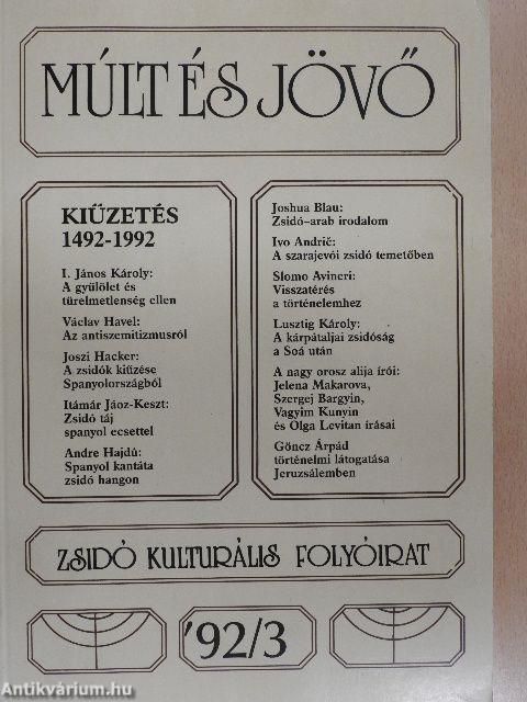 Múlt és Jövő 1992/3.