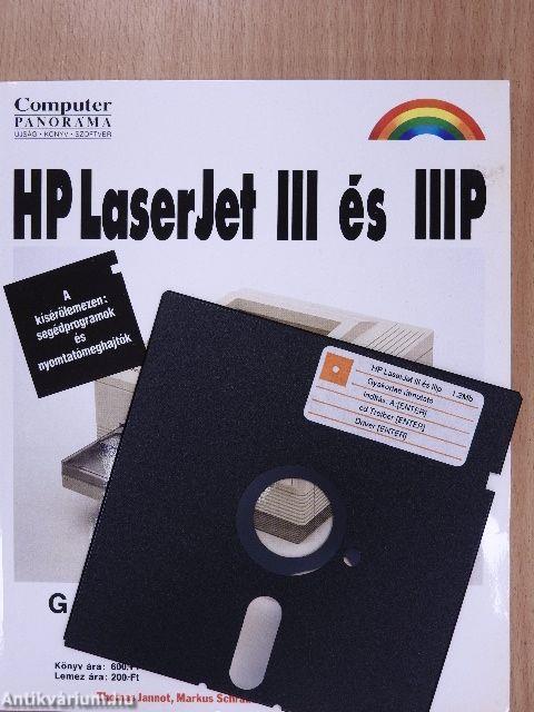 HP LaserJet III és IIIP - lemezzel