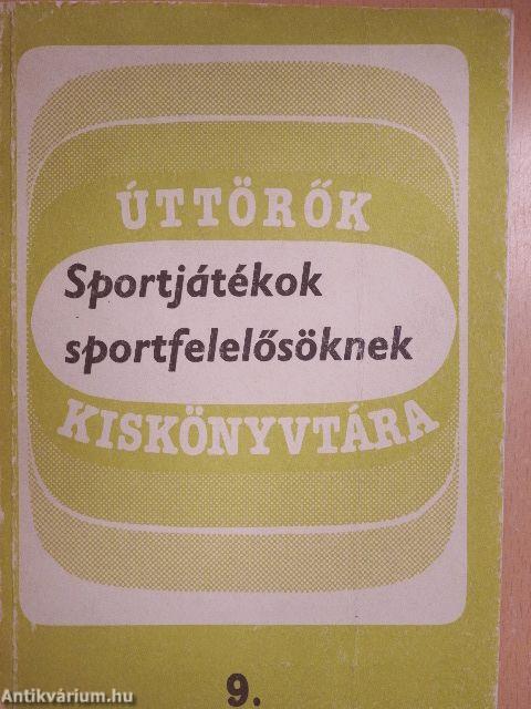 Sportjátékok sportfelelősöknek