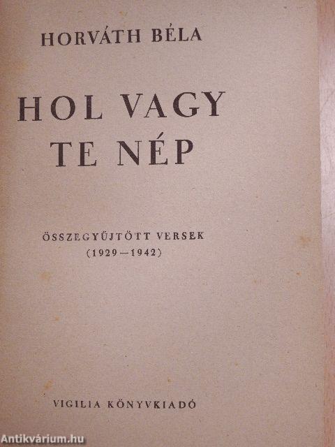 Hol vagy te nép