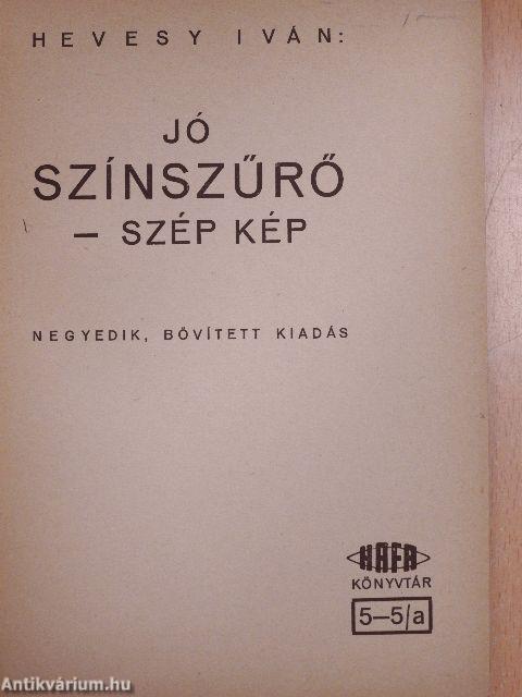 Jó színszűrő - szép kép