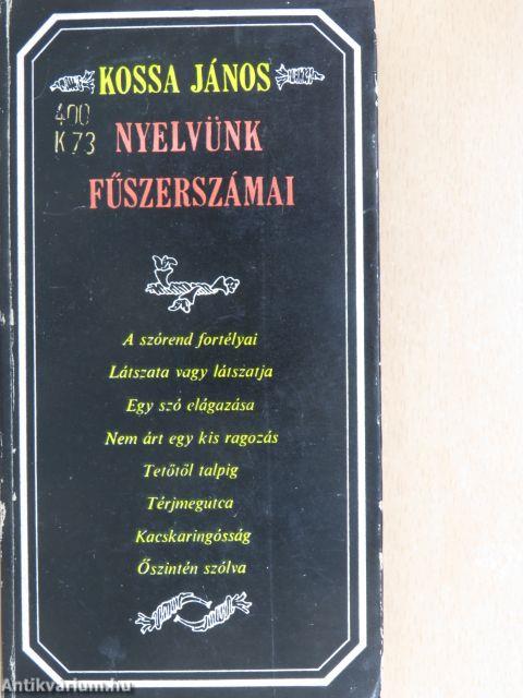 Nyelvünk fűszerszámai