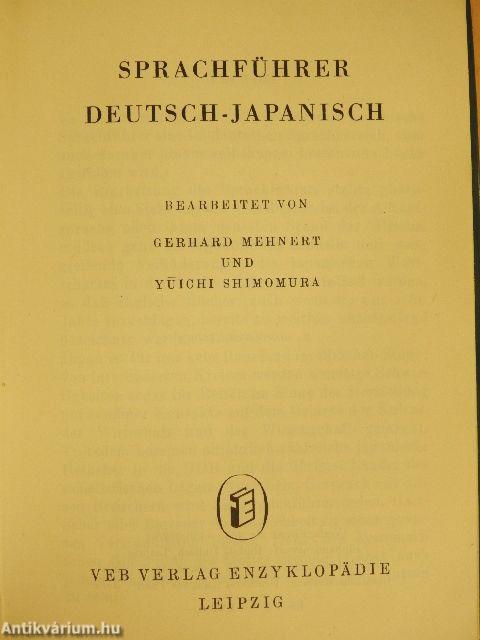 Sprachführer Deutsch-Japanisch