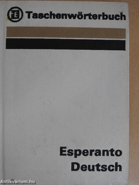 Taschenwörterbuch Esperanto-Deutsch