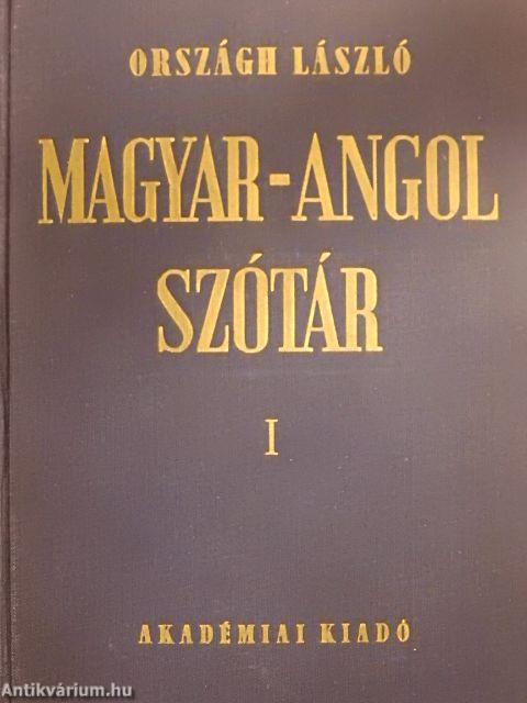 Magyar-angol szótár I-II.