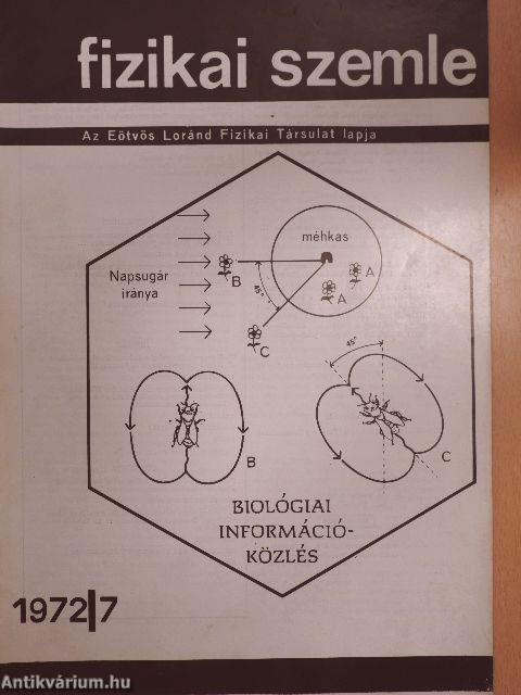 Fizikai Szemle 1972. július