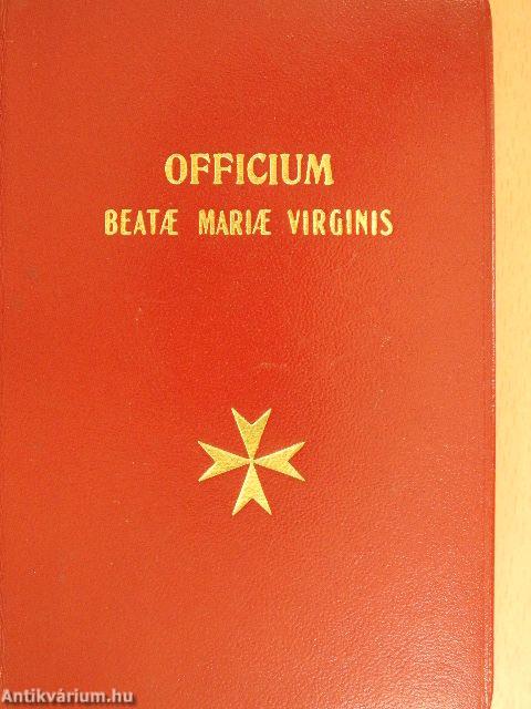 Officium Beatae Mariae Virginis
