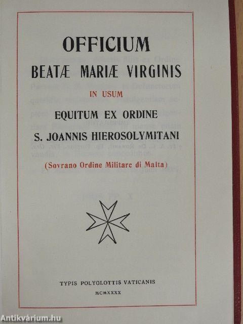 Officium Beatae Mariae Virginis
