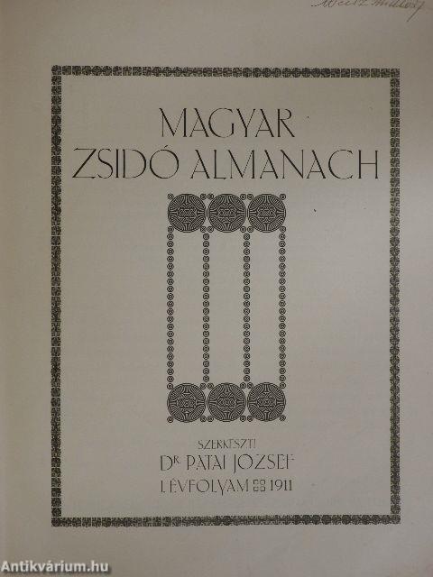 Magyar zsidó almanach 1911.