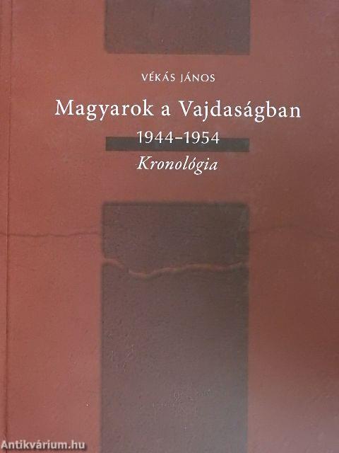 Magyarok a Vajdaságban 1944-1954