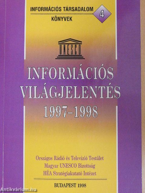 Unesco Információs Világjelentés 1997-1998