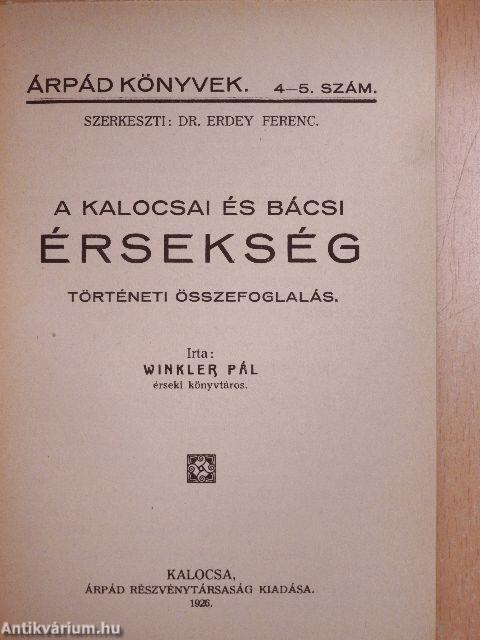 A kalocsai és bácsi érsekség