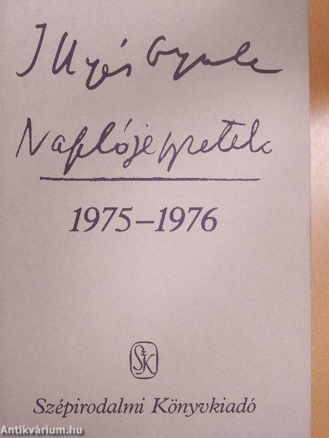 Naplójegyzetek 1975-1976