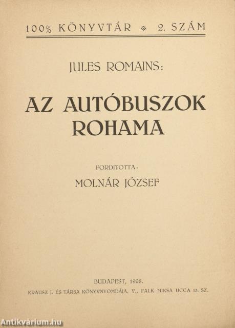 Az autóbuszok rohama