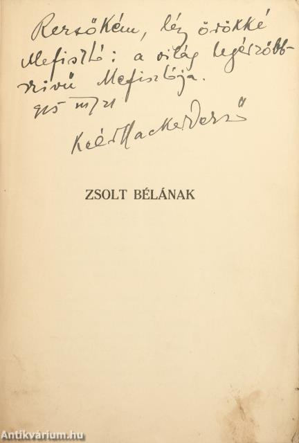 Harminc vers (dedikált, számozott példány)