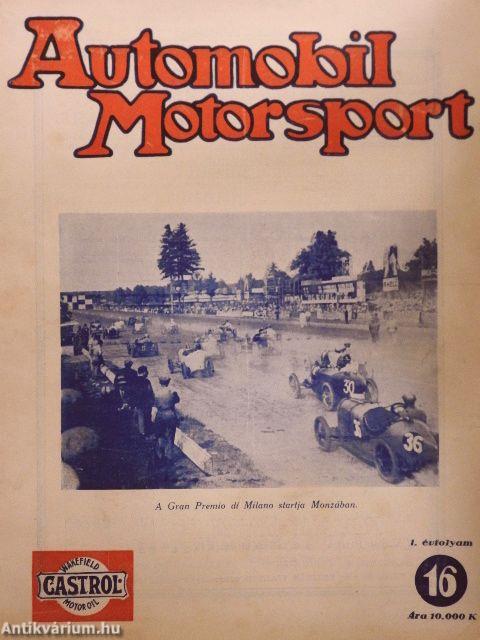 Automobil-Motorsport 1926. szeptember 25.