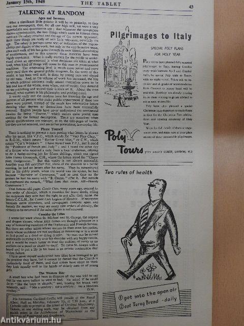 The Tablet January-June 1949 (fél évfolyam)