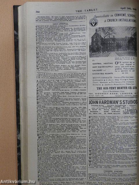 The Tablet January-December 1948. I-II.