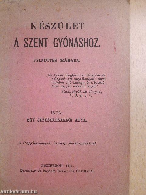 Készület a szent gyónáshoz