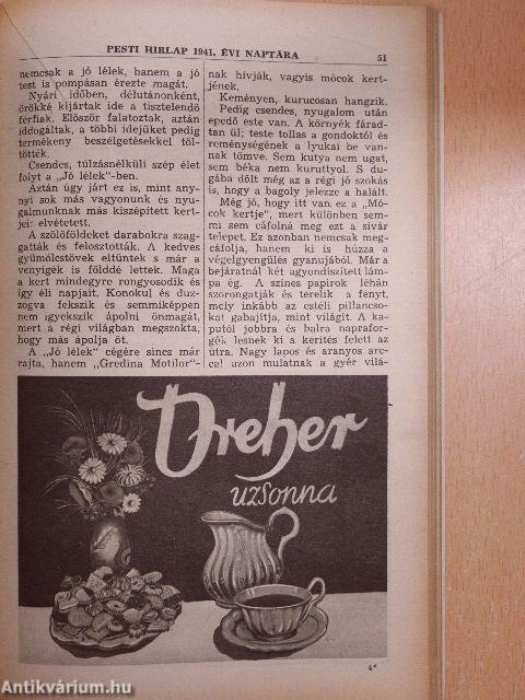 Pesti Hirlap Naptára 1941.
