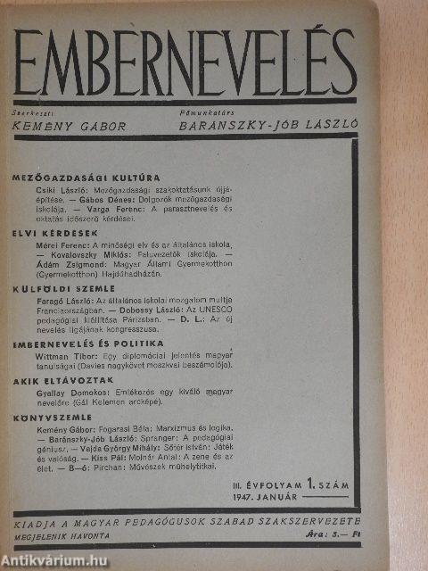 Embernevelés 1947. január