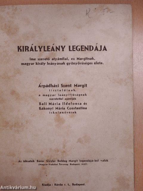 Királyleány legendája