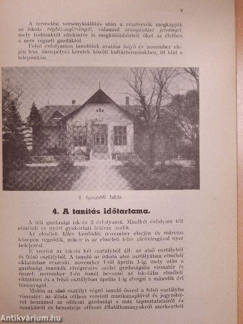 A Komáromi M. Kir. Téli Gazdasági Iskola és Mezőgazdasági Szaktanácsadó Állomás Értesítője az 1939/40. tanévről