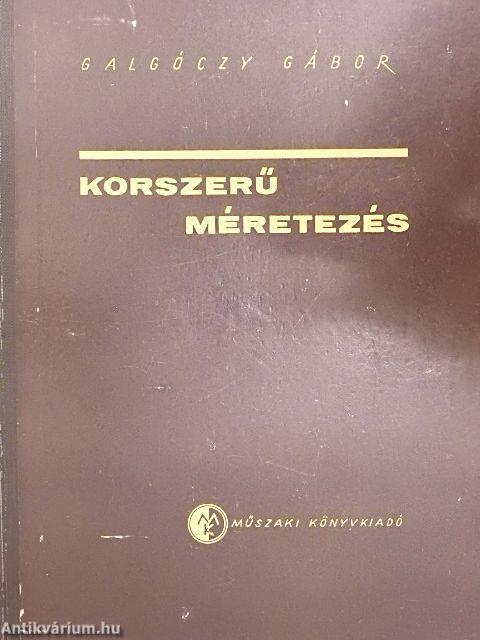 Korszerű méretezés