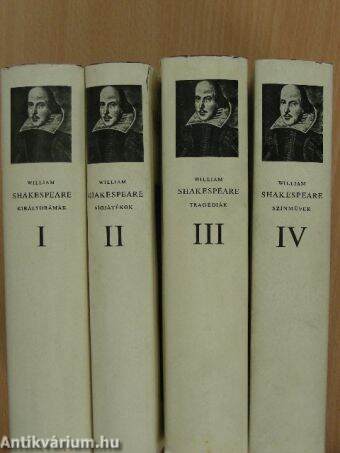 William Shakespeare összes drámái I-IV.
