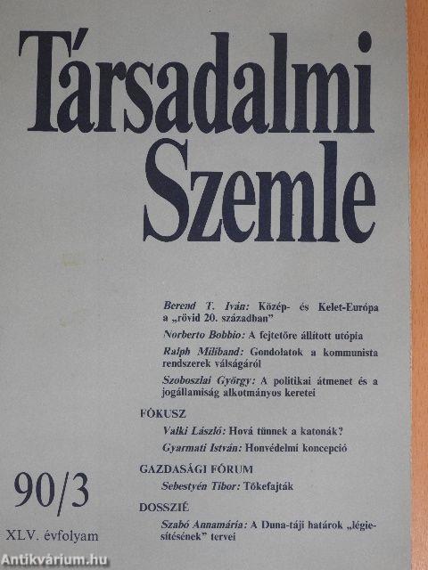 Társadalmi szemle 1990. március