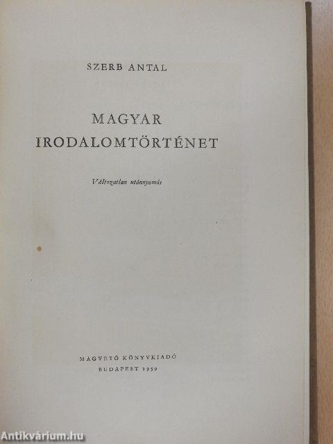 Magyar irodalomtörténet