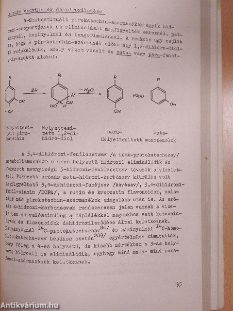 Testidegen vegyületek biokémiája I-II.