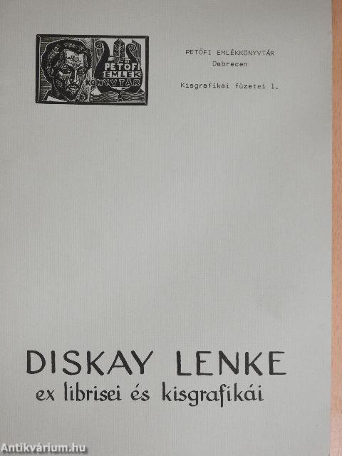 Diskay Lenke ex librisei és kisgrafikái