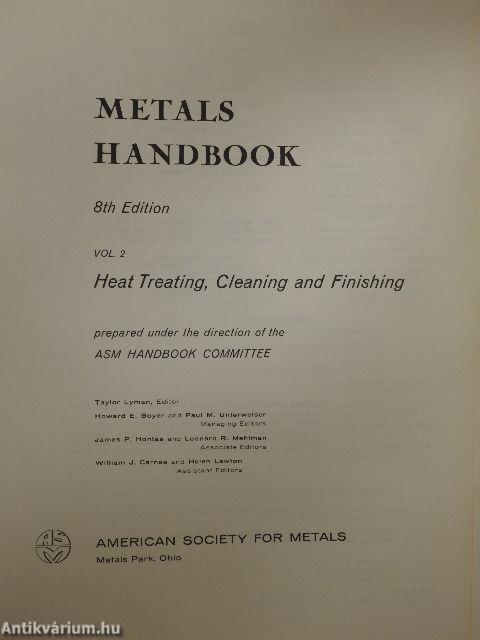 Metals Handbook 2.