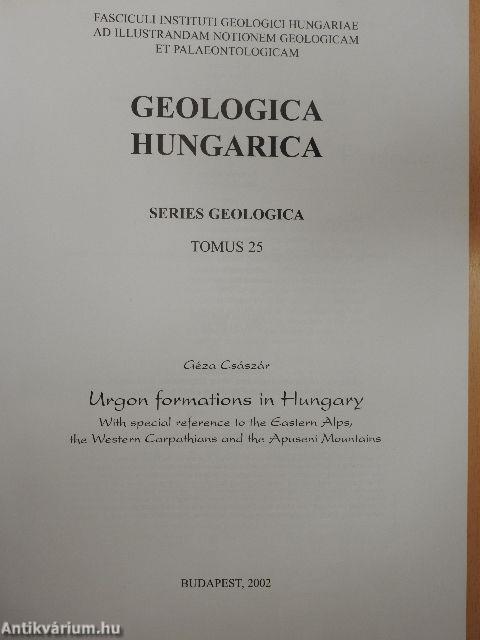 Geologica Hungarica - Series Geologica 25.