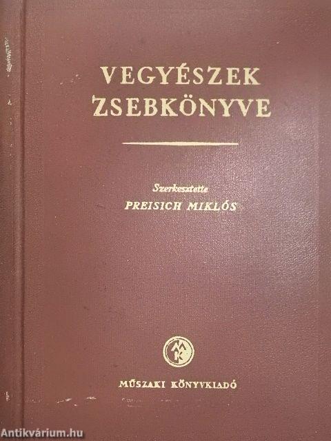 Vegyészek zsebkönyve