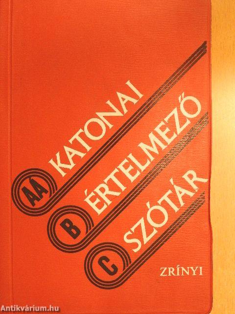 Katonai értelmező szótár