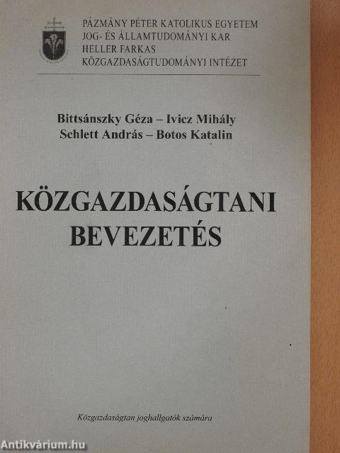 Közgazdaságtani bevezetés