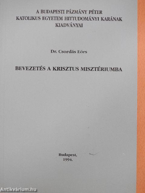 Bevezetés a Krisztus misztériumba