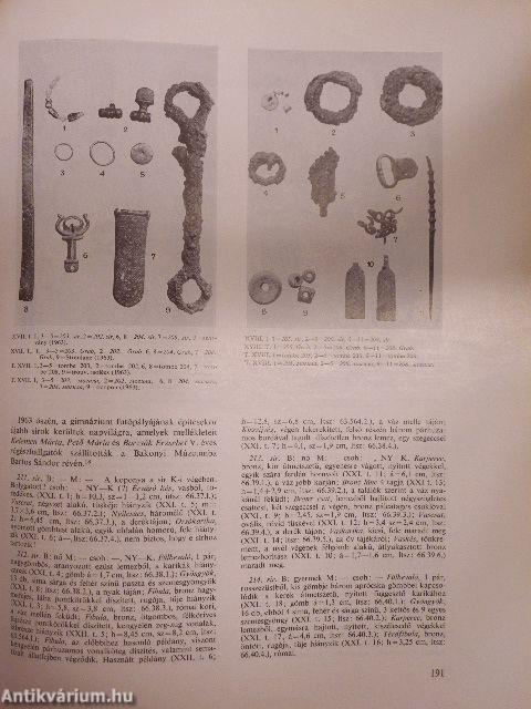 A Veszprém Megyei Múzeumok Közleményei 1969/8.