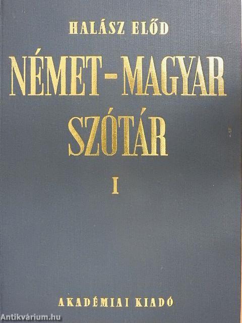 Német-magyar szótár I-II.