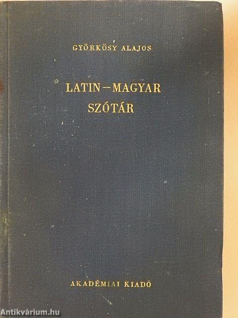 Latin-magyar szótár