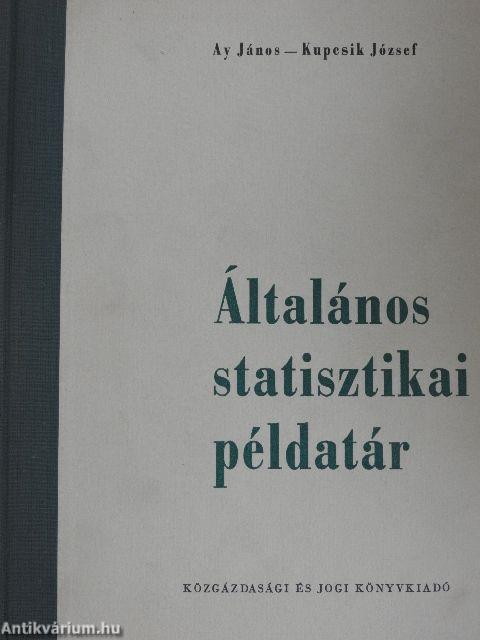 Általános statisztikai példatár
