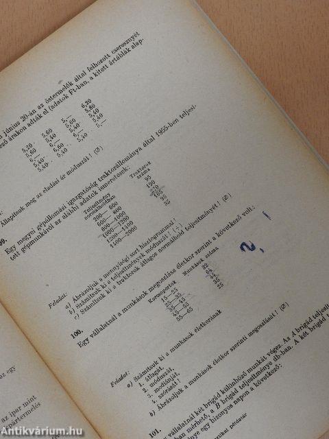 Általános statisztikai példatár