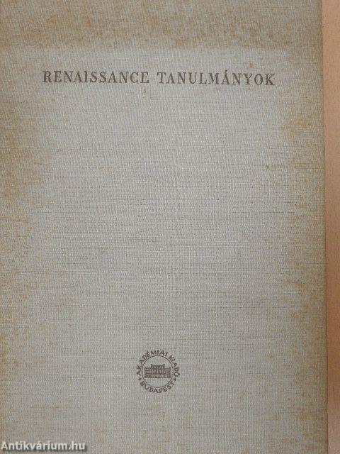 Renaissance tanulmányok