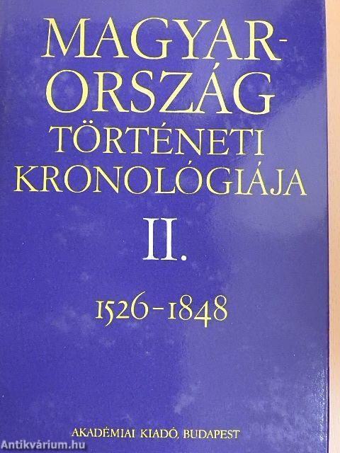Magyarország történeti kronológiája II.
