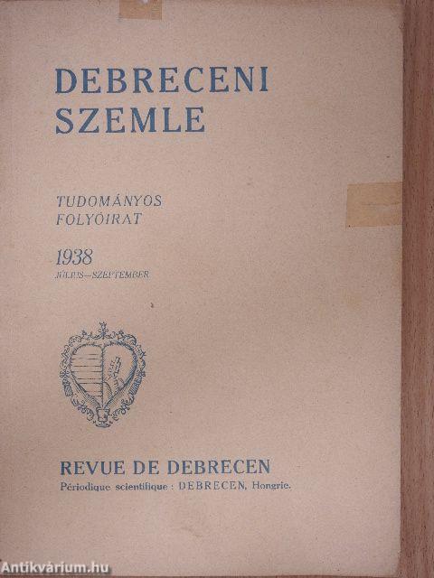 Debreceni Szemle 1938. július-szeptember